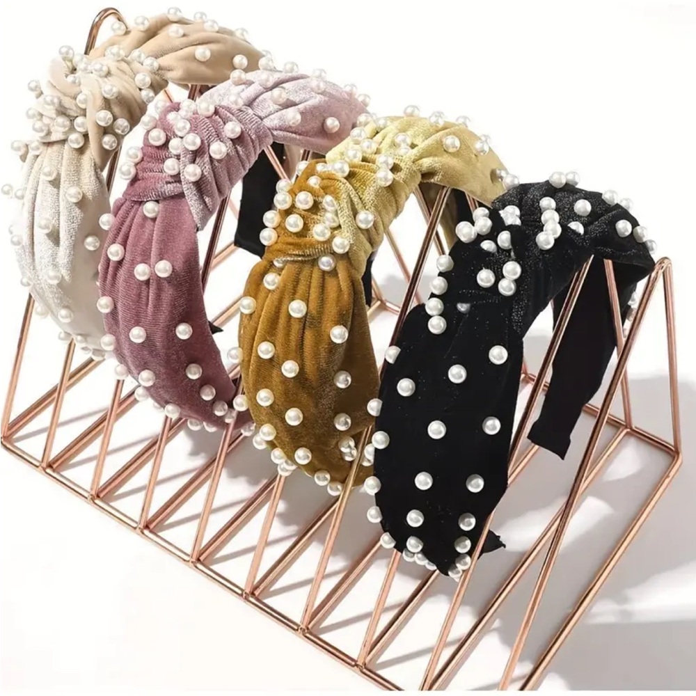 💖 3/$30 💖 Chic Pearl-Embellished Headbands